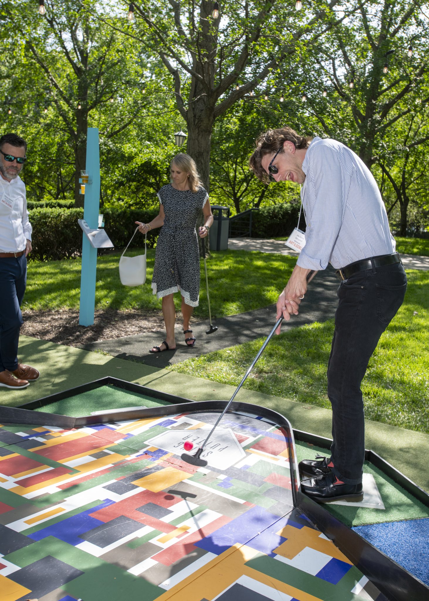 Art Course mini golf at the Nelson-Atkins Museum in Kansas City
